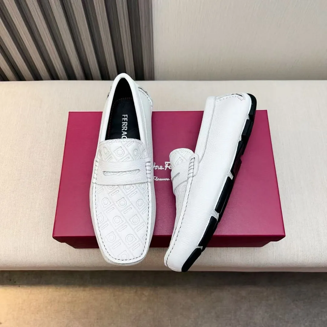 Men's men's shoes 💰620 Ferragamo new high-end quality 🔥 imported lychee pattern ➕ cowhide lining size 38-45